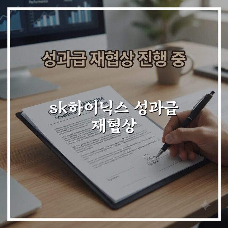 sk하이닉스 성과급 재협상 대상자와 조건 확인하기