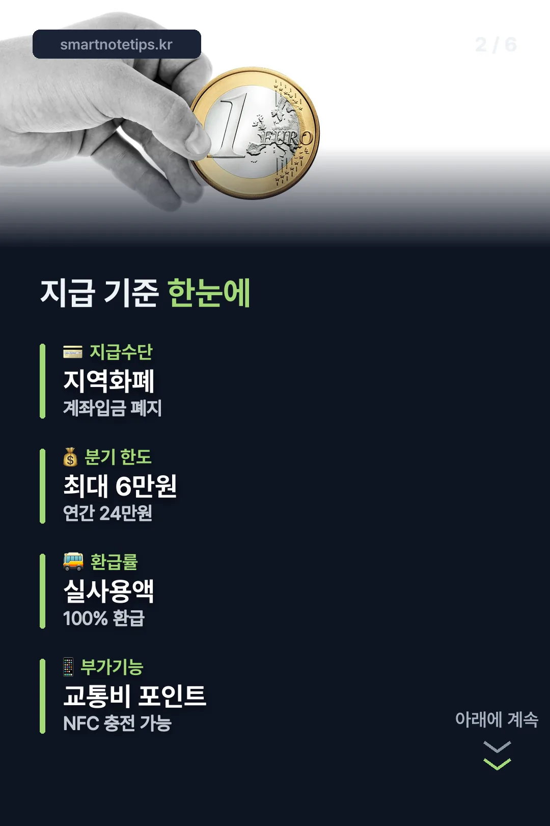 지급 기준 한눈에