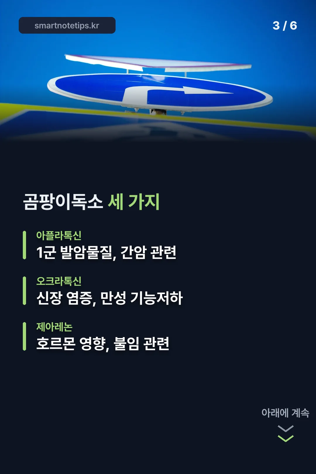 곰팡이독소 세 가지