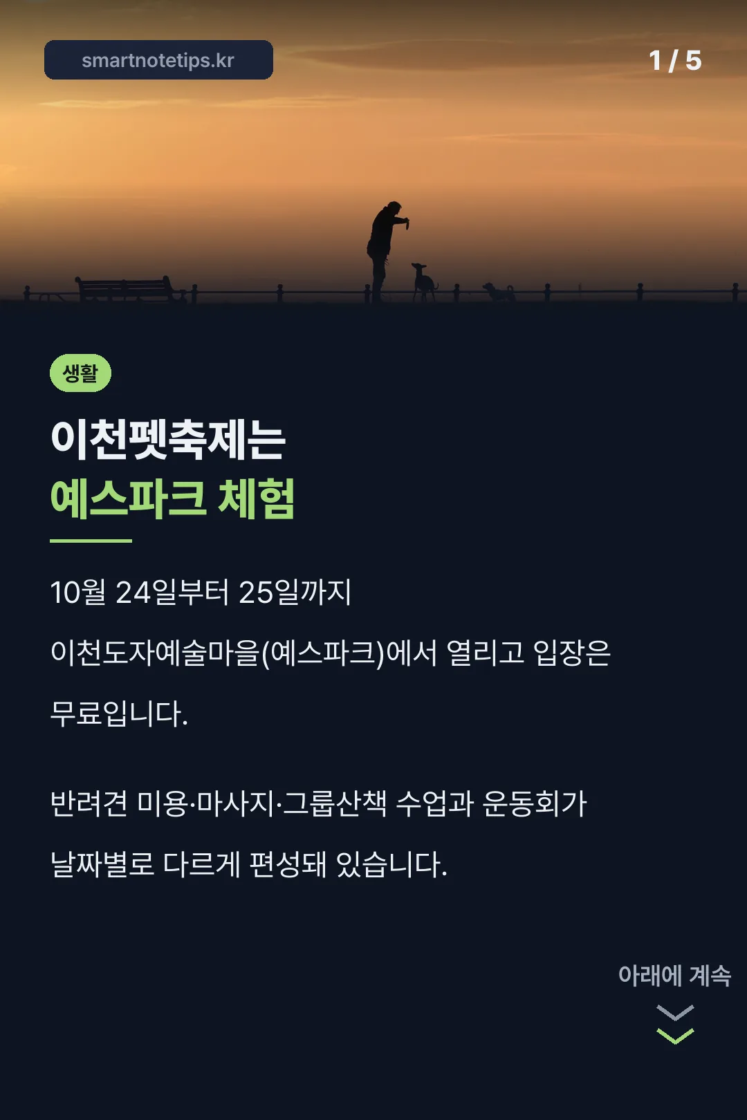 이천펫축제 핵심 정리